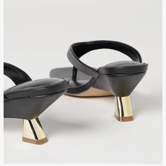 The Drop Women's Dakota Thong Scupted Heel Sandal #912, 913, 914 - Picture 11 of 14